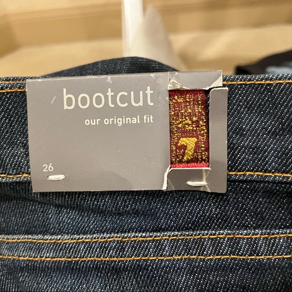 7 for All Mankind Bootcut Jeans sz 26 - NWT - Picture 3 of 4